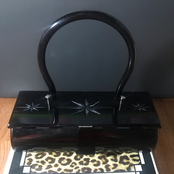 Handbags - Lucite luxe deville vintage style purse